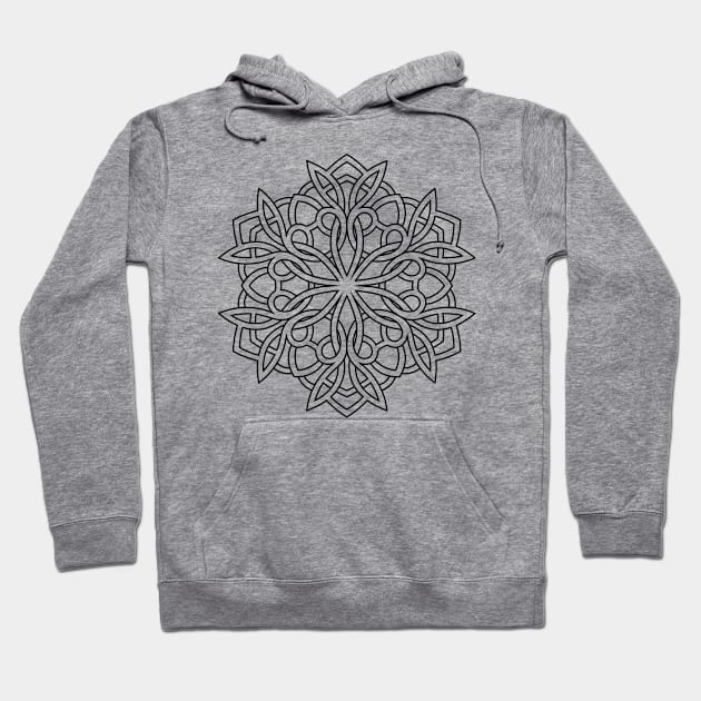 MANDALA T-SHIRT MANDALA 051 Hoodie by abcmandalaclothing